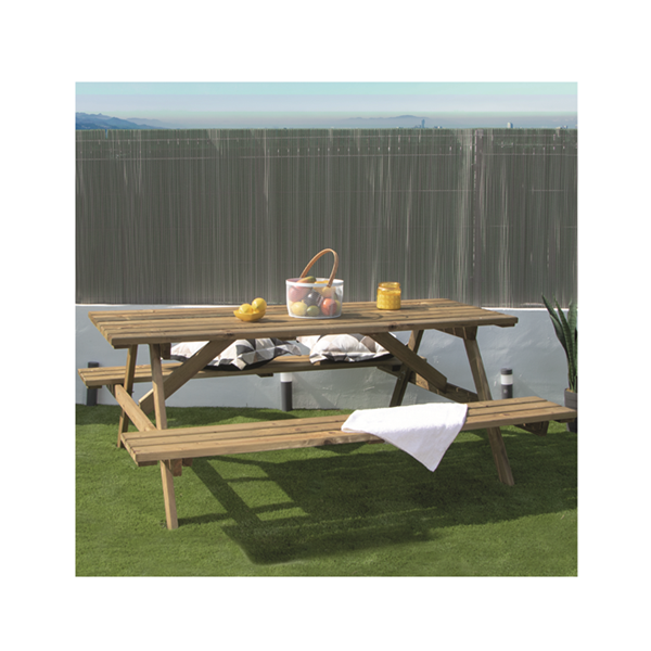 Mesa de picnic premium 72x180x160 cm